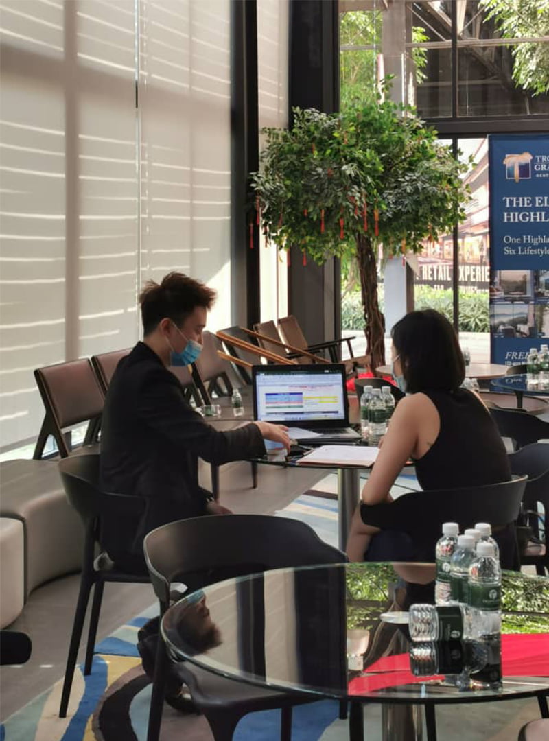 Property team serving our client