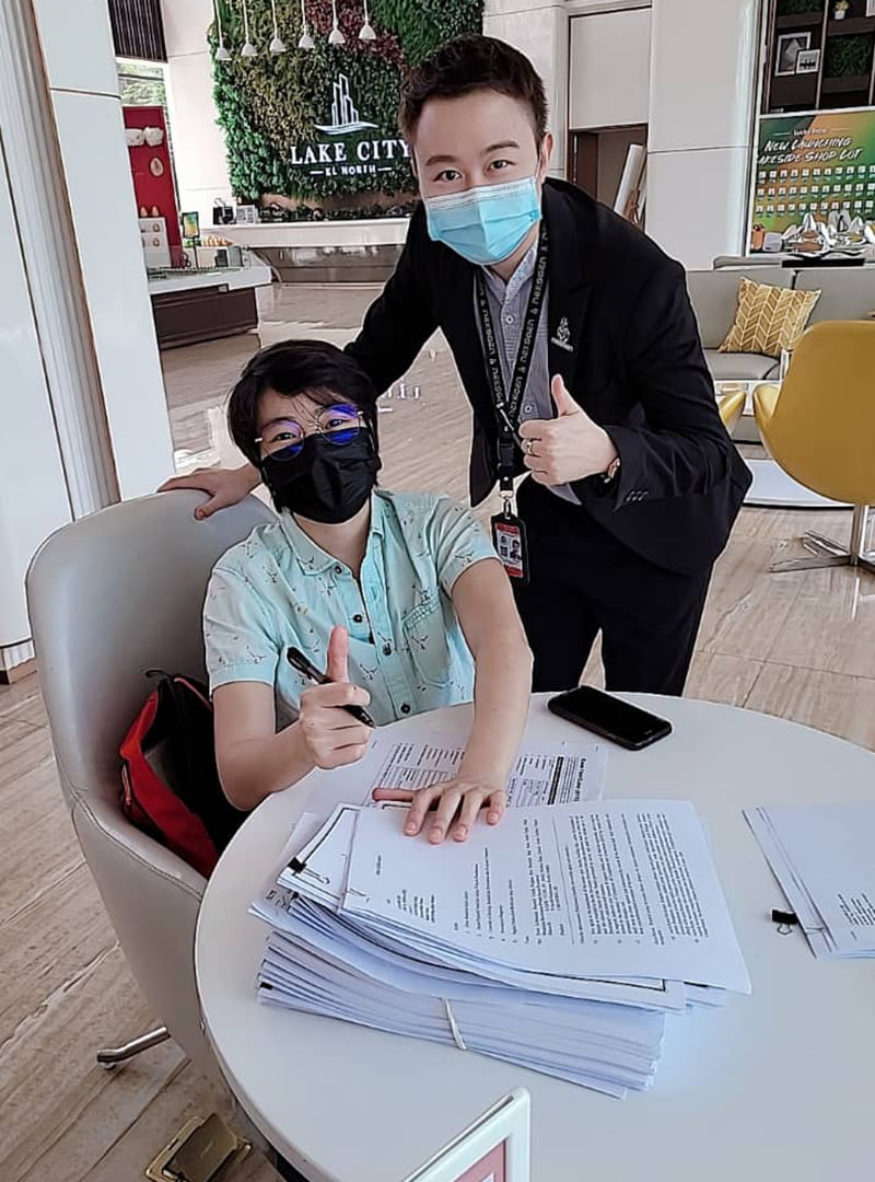 Successful sales deal